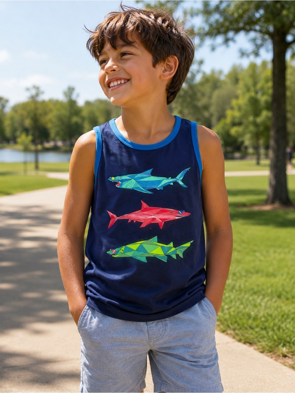 Gap Boy sleeveless tee, brand new with tag